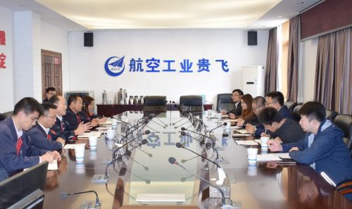 集团总司理吴波前往尊龙凯时工业贵飞调研