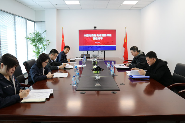 市委党史学习教育巡回指导组莅临尊龙凯时集团指导检查