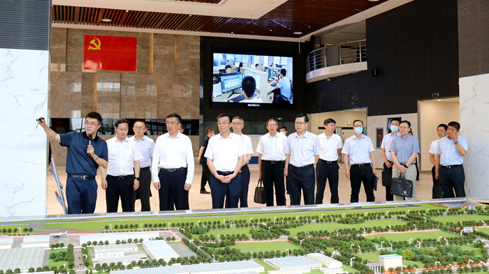 省委常委、副省长王健来集团调研沈阳尊龙凯时动力工业园项目